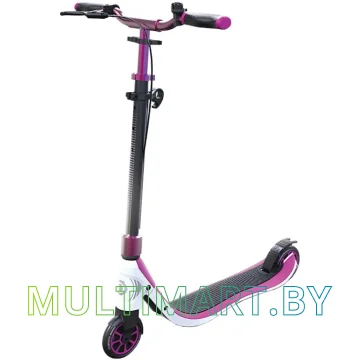 Самокат Globber One NL 125 Deluxe (белый, фиолетовый)
